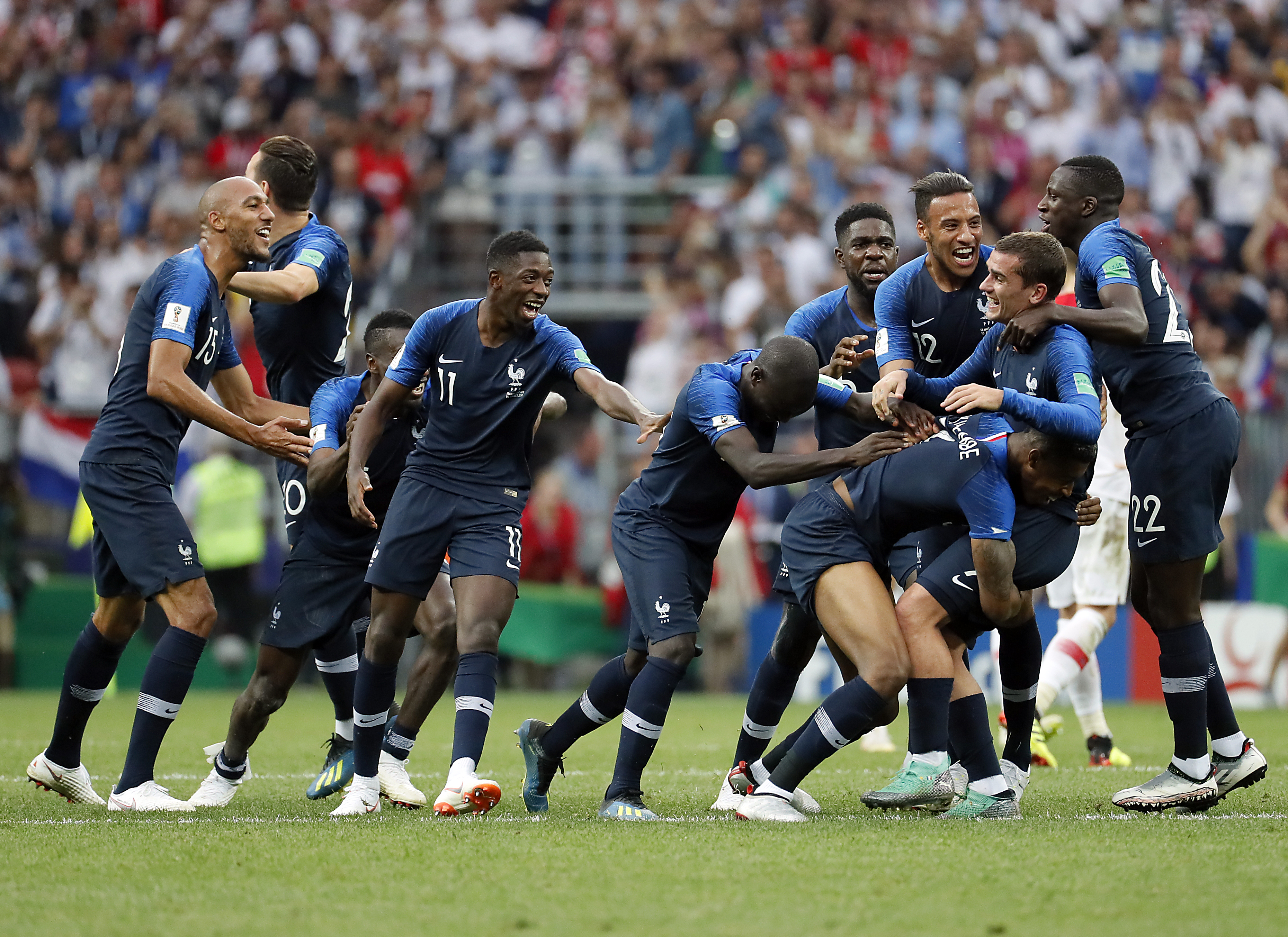 Franța - Croația 4-2, finala Campionatului Mondial de fotbal Rusia 2018. Franța a luat titlul mondial după o finală superbă. ”Cocoșii” s-au impus din nou după 20 de ani | FOTO&VIDEO