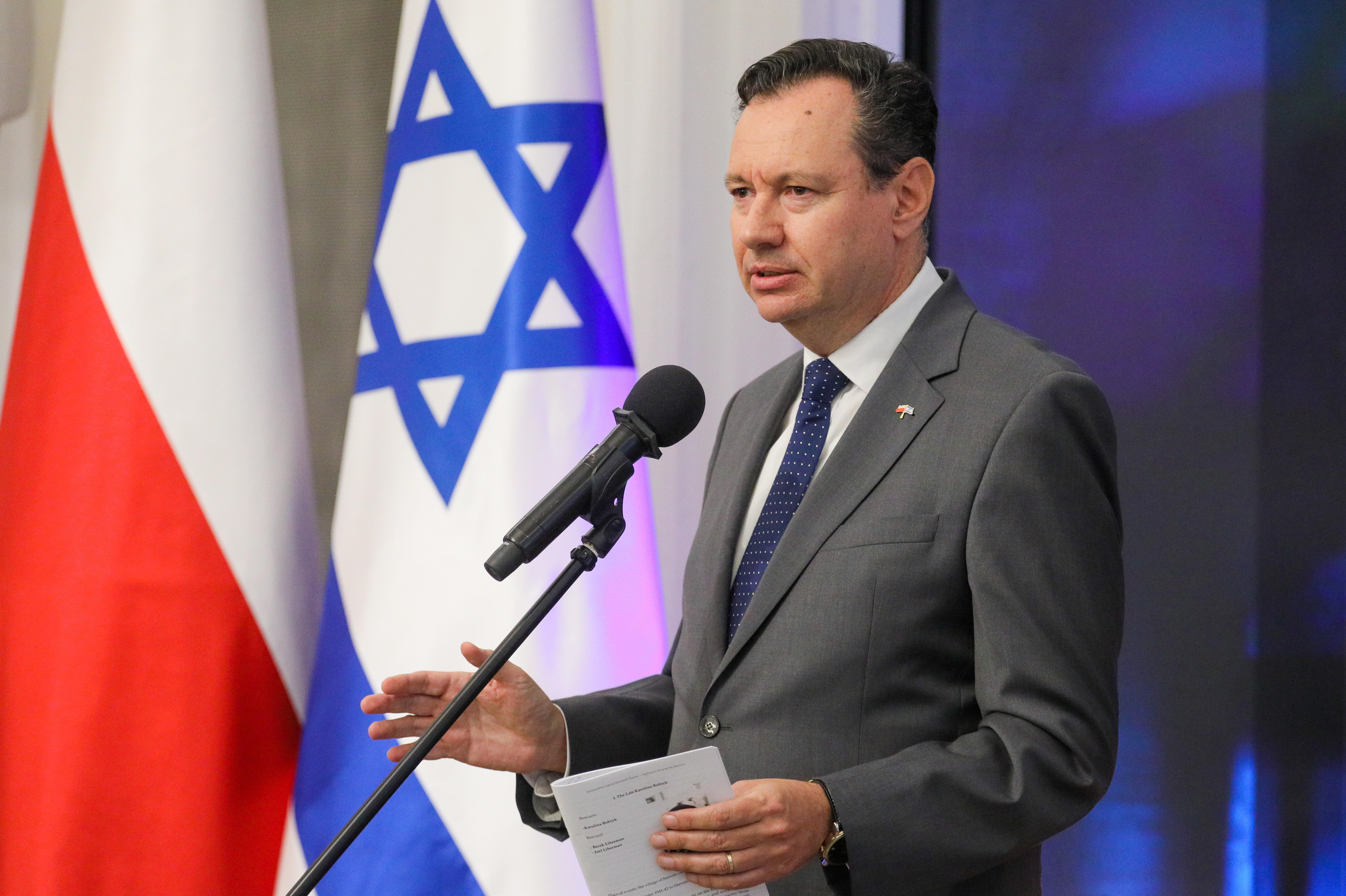 Ambasador Izraela w Polsce Jakow Liwne