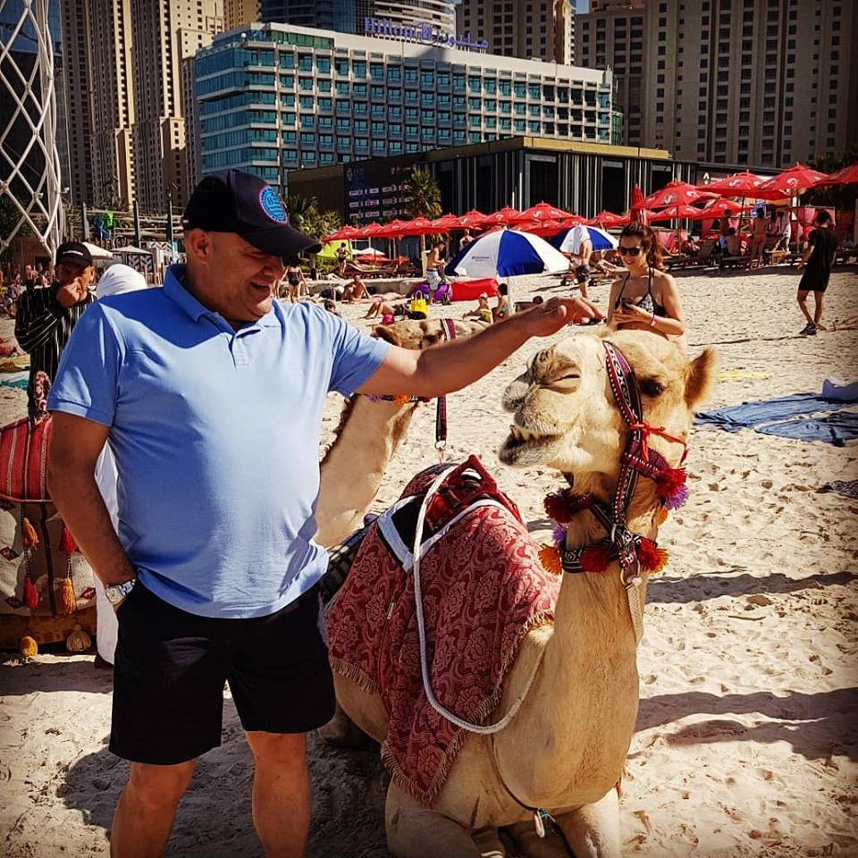 Șeicul Gabi Balint. Fostul mare fotbalist al Stelei, vacanță cu iubita la Dubai | GALERIE FOTO