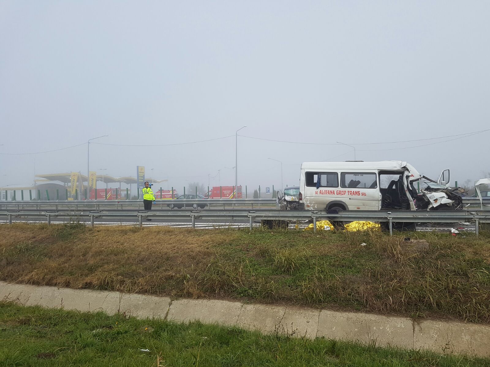 Accidentul de pe Autostrada Soarelui. O parte din șoferii implicați în carambol au rămas fără permis