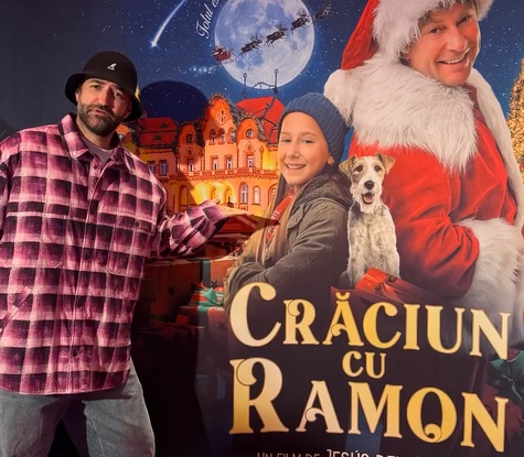 Cum au apărut Smiley și Gina Pistol la premiera de gală „Crăciun cu Ramon”, filmul lui Pavel Bartoș. Alături de cine au fost surprinși în sala de cinema
