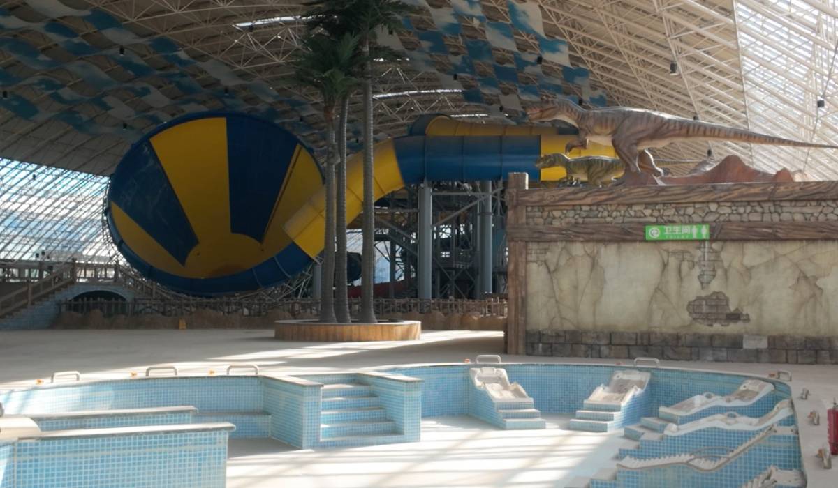 Cel mai mare parc acvatic din lume, un vis de 14 miliarde de dolari întins pe 12 kilometri pătrați,   ajuns o ruină | VIDEO