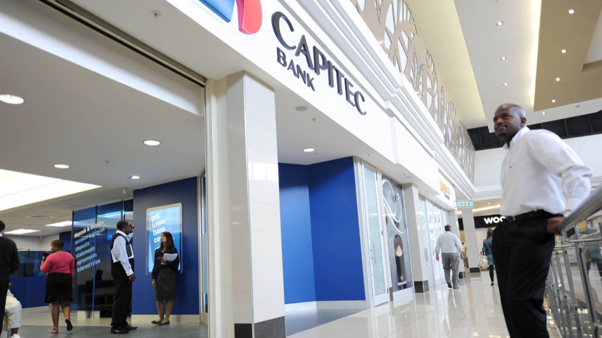 A Capitec bank branch on January 25, 2012 in Johannesburg, South Africa. [Photo by Sipho Maluka/Sunday Sun/Gallo Images/Getty Images]