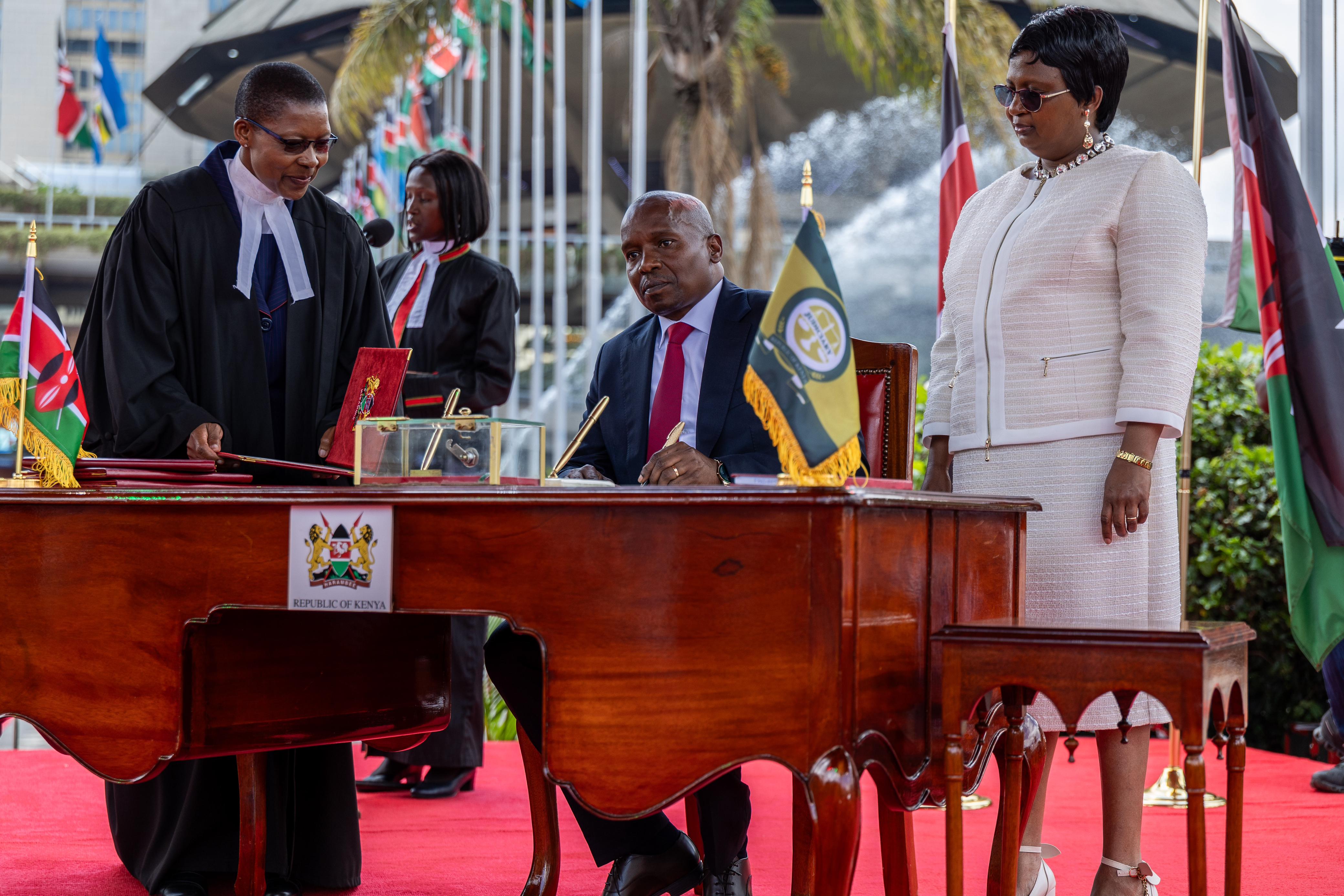 Swearing-in ceremony of Kenya's 3rd Deputy President Kithure Kindiki at KICC, Nairobi on November 1, 2024