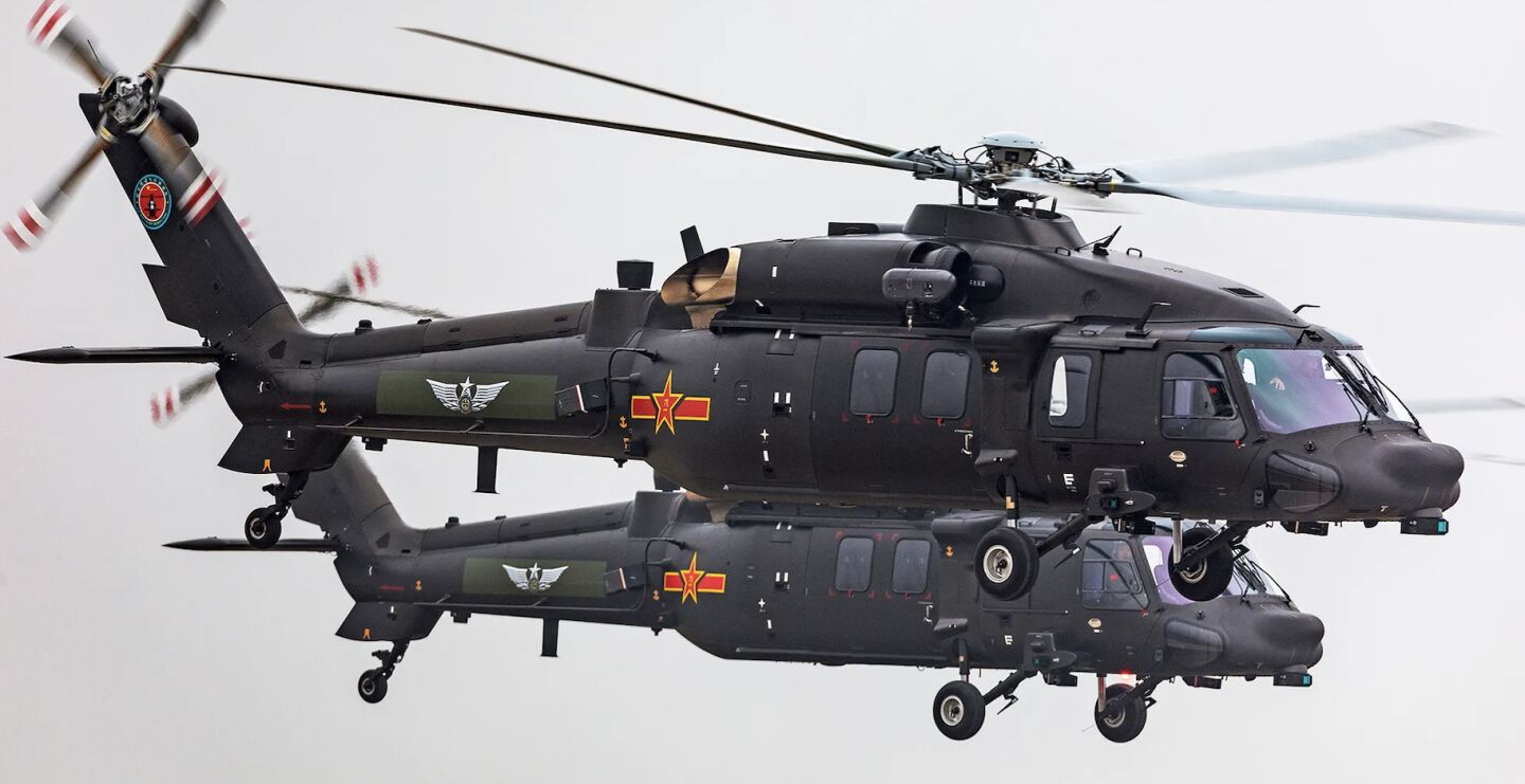 World’s strongest military alliance faces new Chinese Z-20K assault helicopters after Beijing sends six J-16 fighters 6,000km to Africa