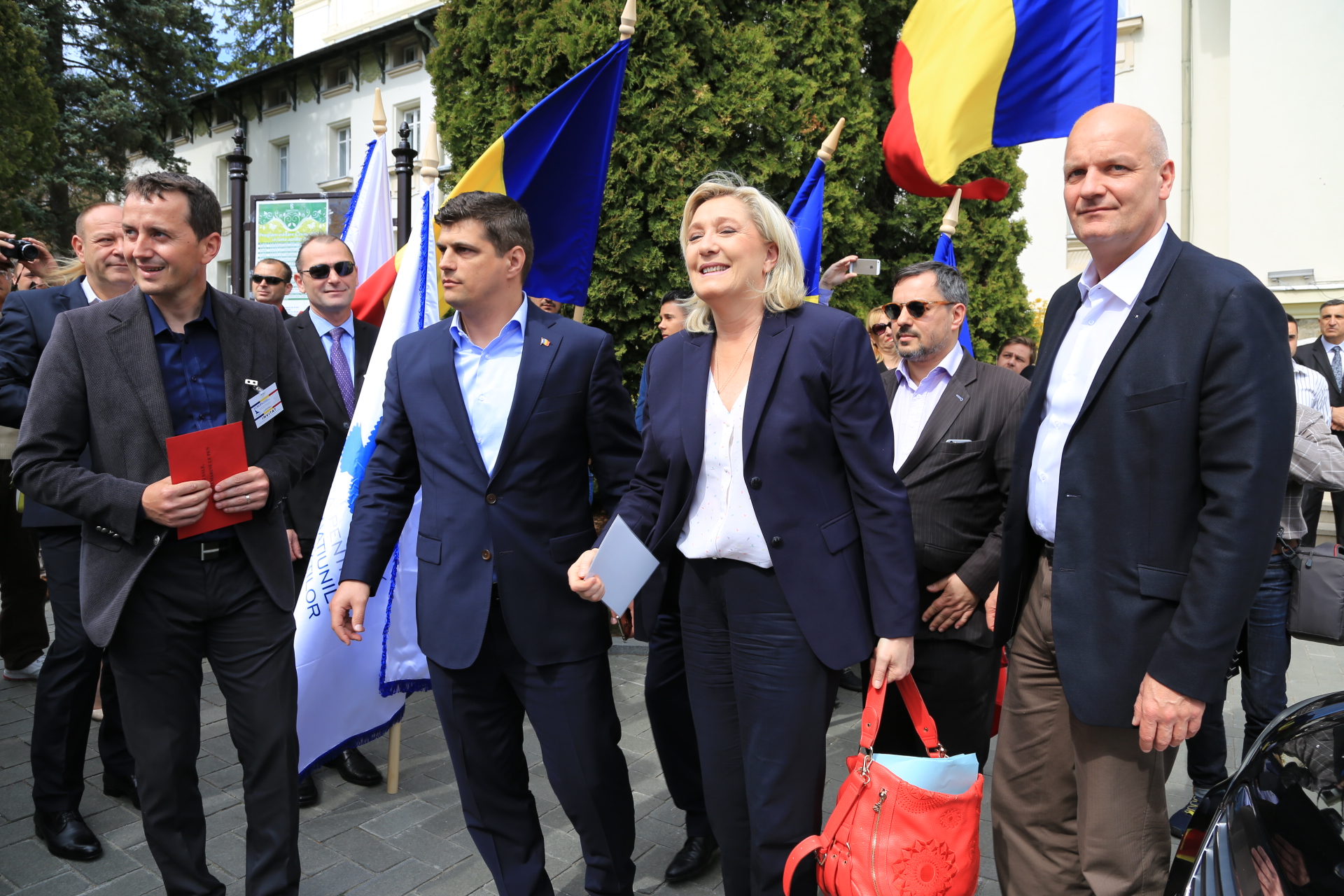 Extremista Marine Le Pen a ţinut un discurs la Sinaia | GALERIE FOTO