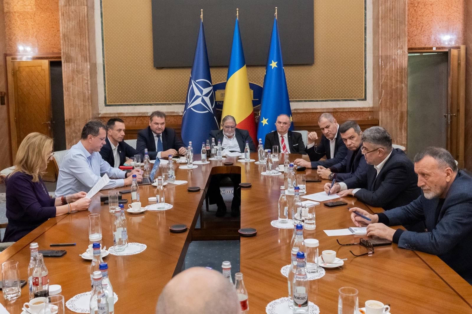 PSD, PNL, USR și UDMR, prima negociere pentru formarea viitorului Guvern: „Posibil candidat comun la alegerile prezidențiale”