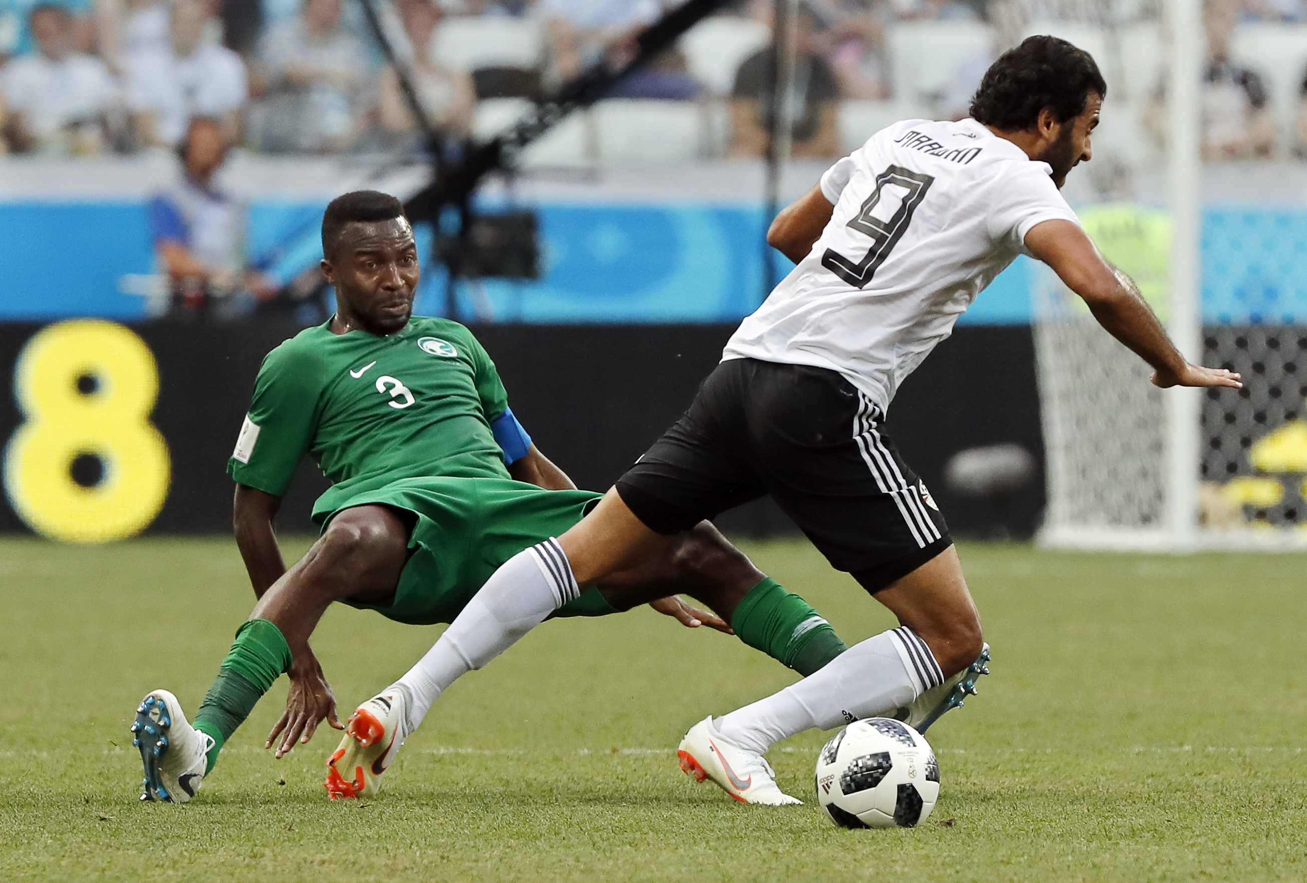 Arabia Saudită - Egipt 2-1, în grupa A de la Campionatul Mondial de fotbal Rusia. Al-Dawsari l-a îngenuncheat pe portarul-record El Hadary | VIDEO