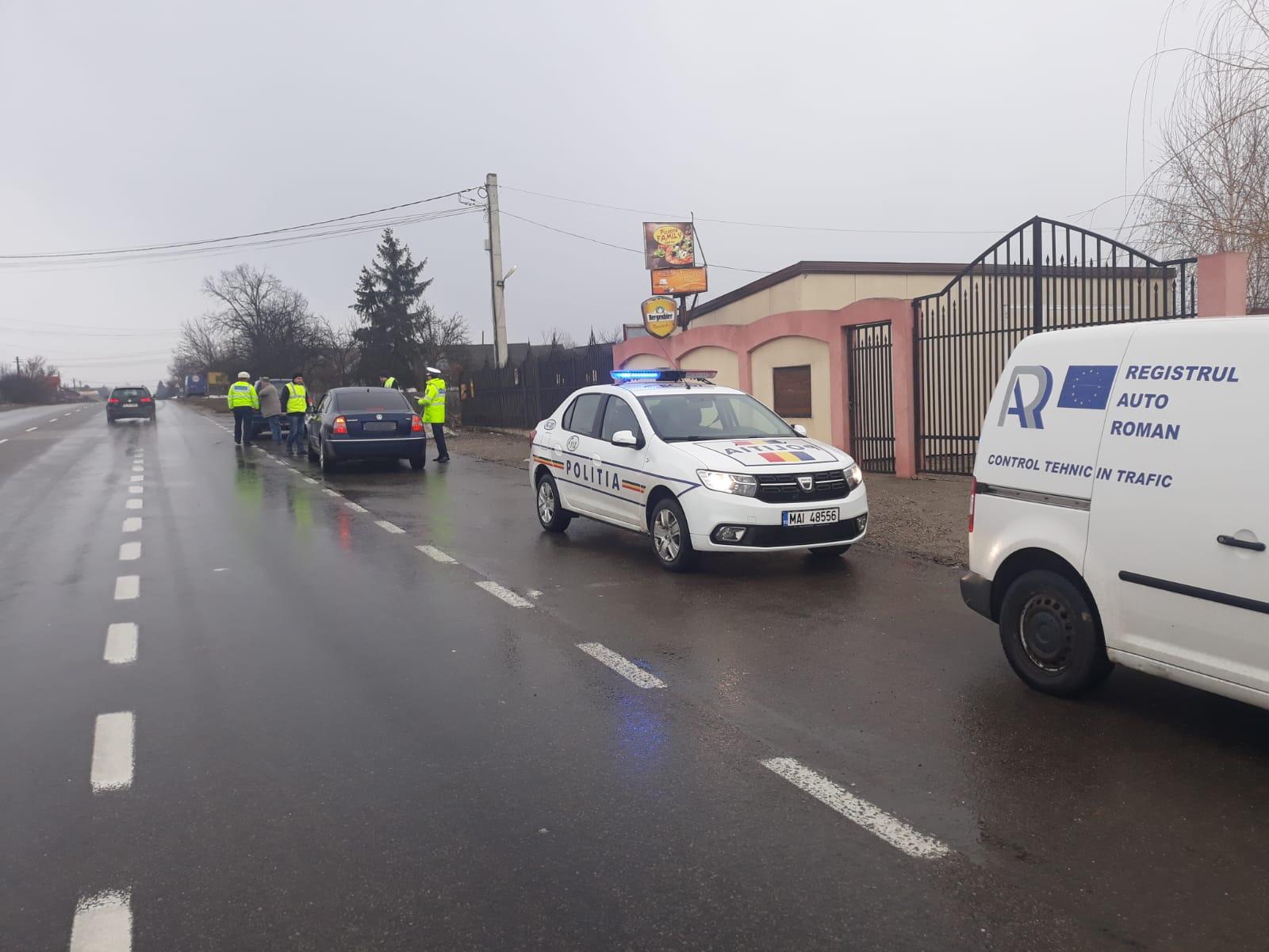 Peste 5.000 de amenzi pentru șoferii mașinilor, depistați cu defecțiuni la sistemele de frânare și direcție / FOTO