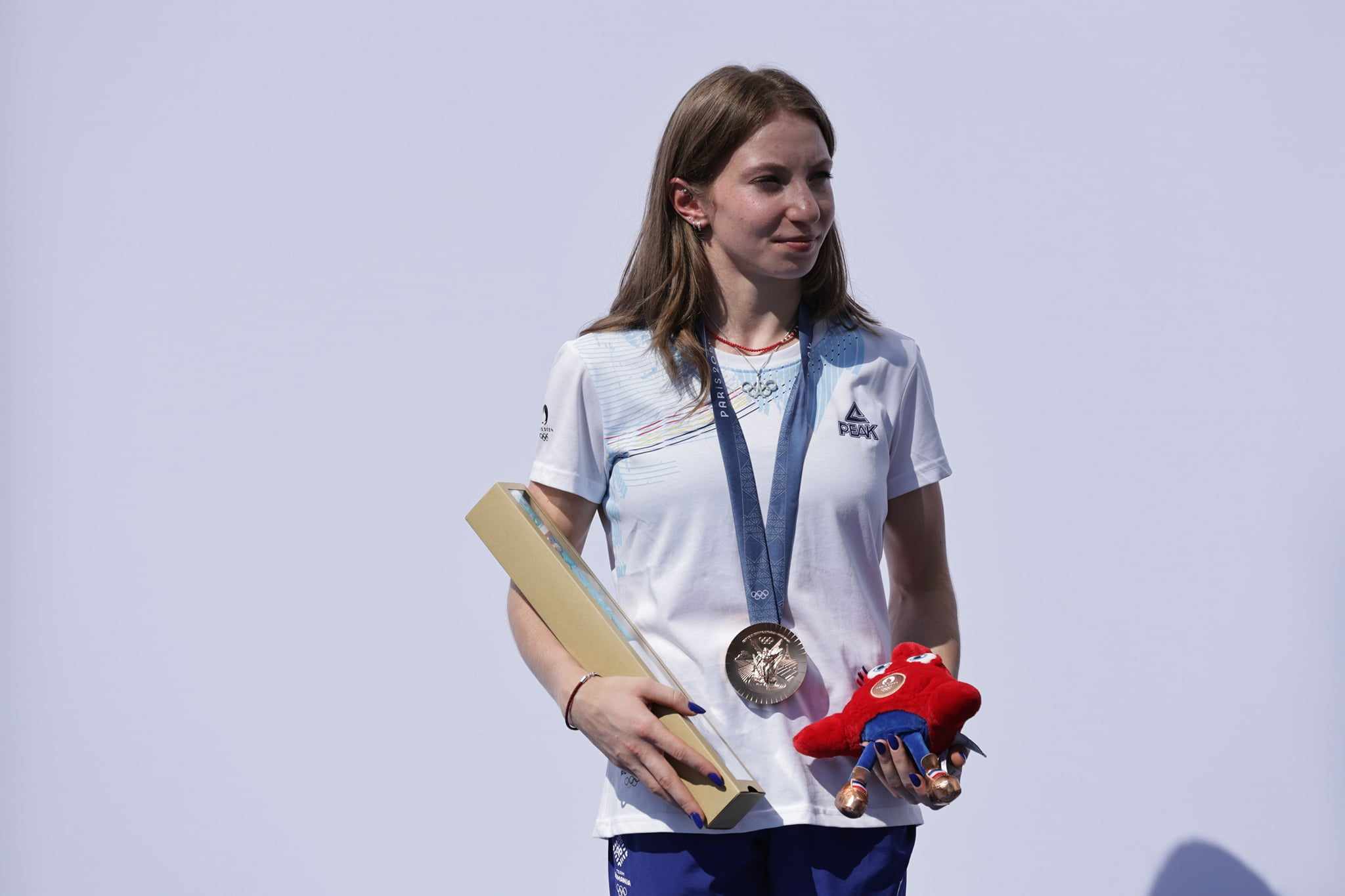 Ana Maria Bărbosu a primit medalia de bronz de la Jocurile Olimpice. Ceremonia a avut loc la Casa Olimpică din București