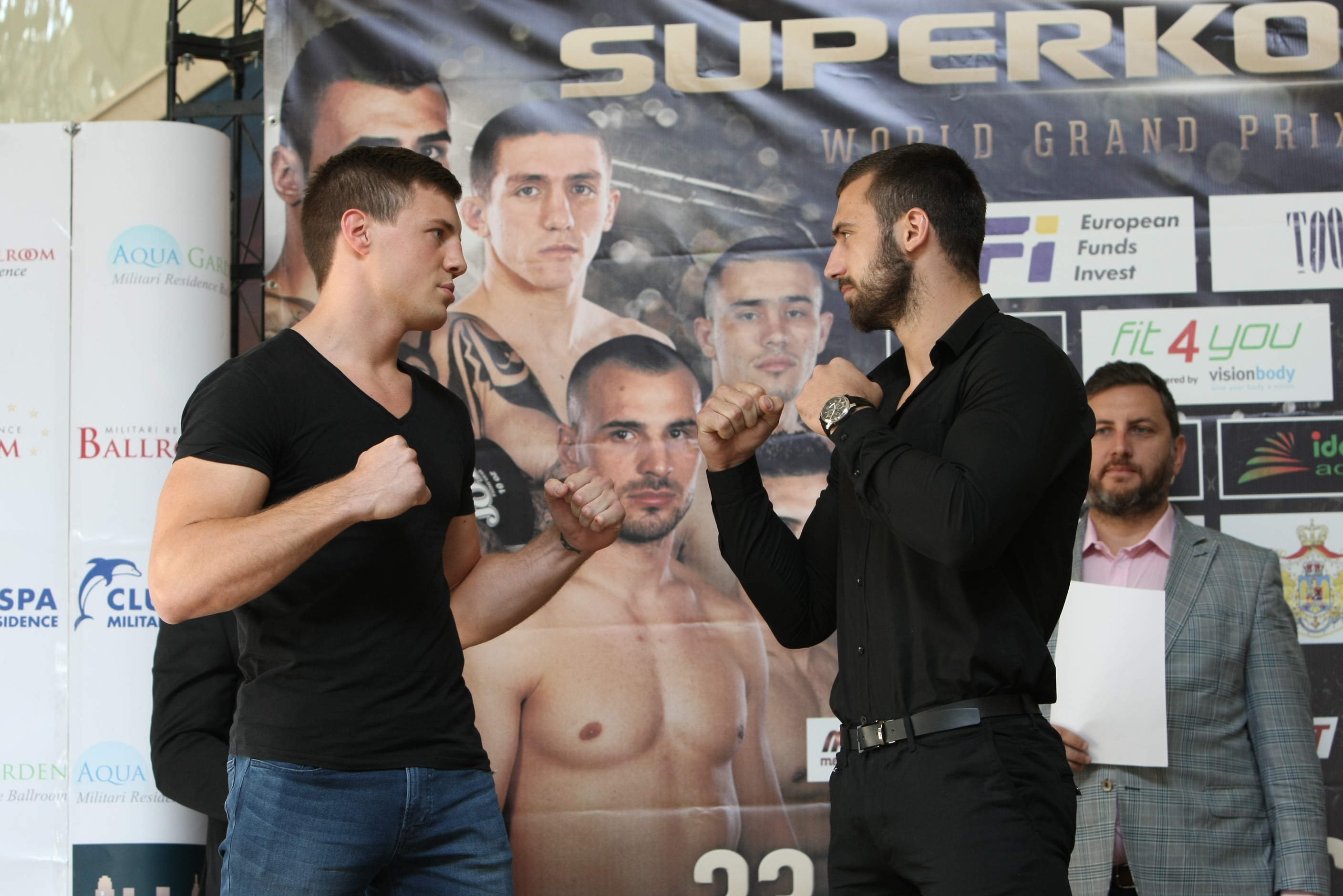 Luptătorii de la Superkombat București au trecut cu bine de proba cântarului oficial / GALERIE FOTO