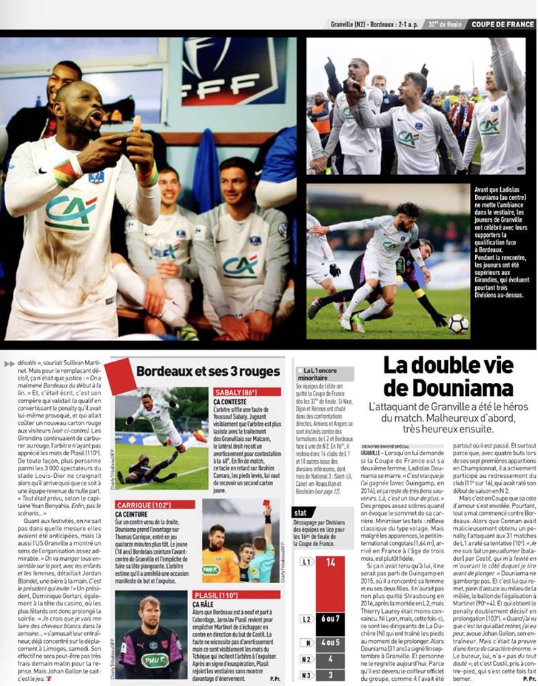 Cupa Franței 2018, 32-imi. Cum a ajuns Sorin Cucu pe prima pagina din L'Équipe! Lens, ultima calificată
