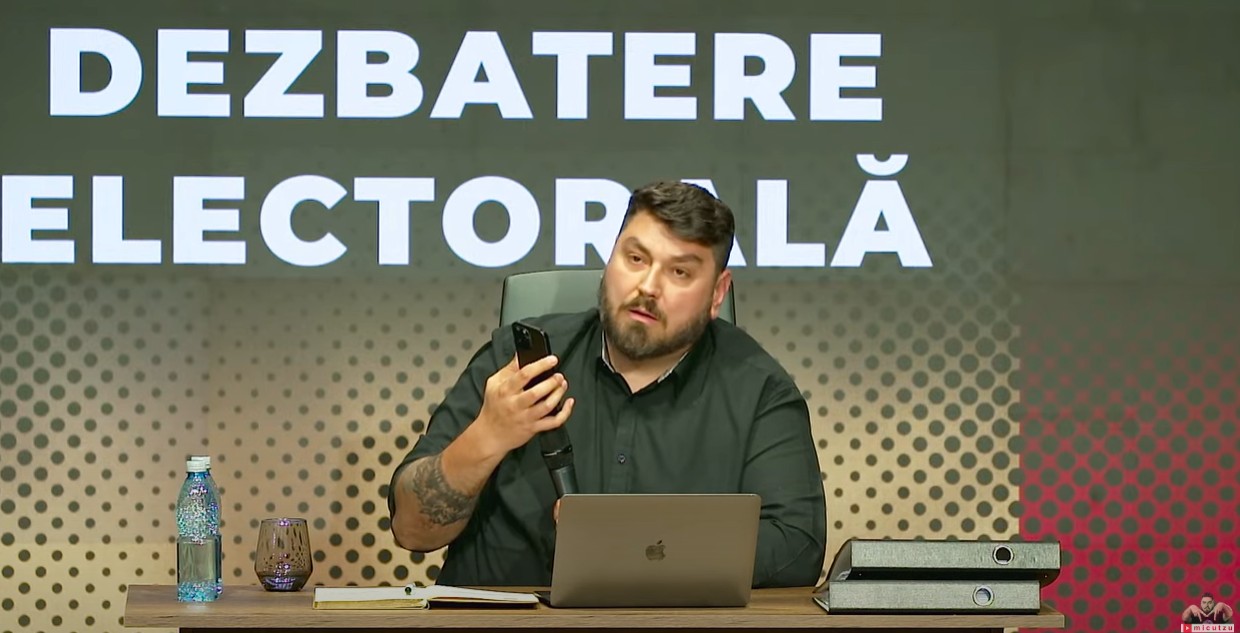 Reacția lui Nicușor Dan când a auzit ce înseamnă „harneală”, după ce Micutzu a difuzat mesajul audio primit de la George Simion