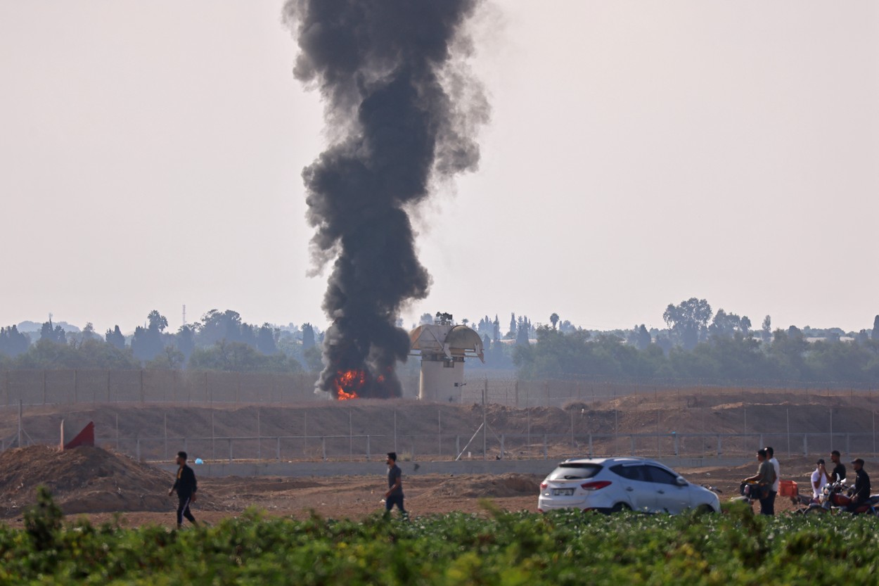 Israel, atacat de Hamas cu mii de rachete. „Suntem în război”, spune Netanyahu. Bombardamente puternice în Fâșia Gaza