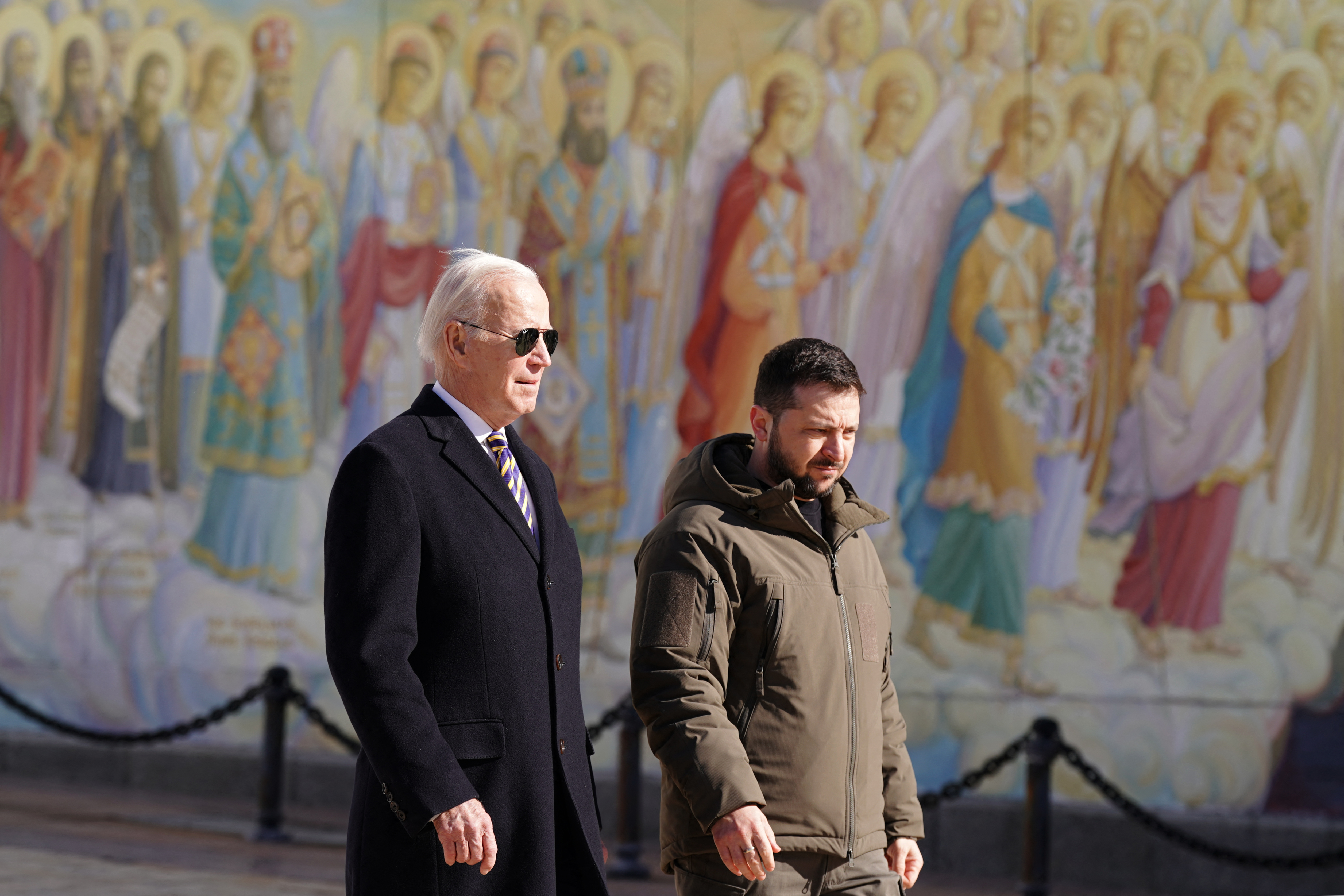Joe Biden, vizită-surpriză la Kiev, după aproape un an de război. Mesajul transmis lui Vladimir Putin de președintele american - VIDEO