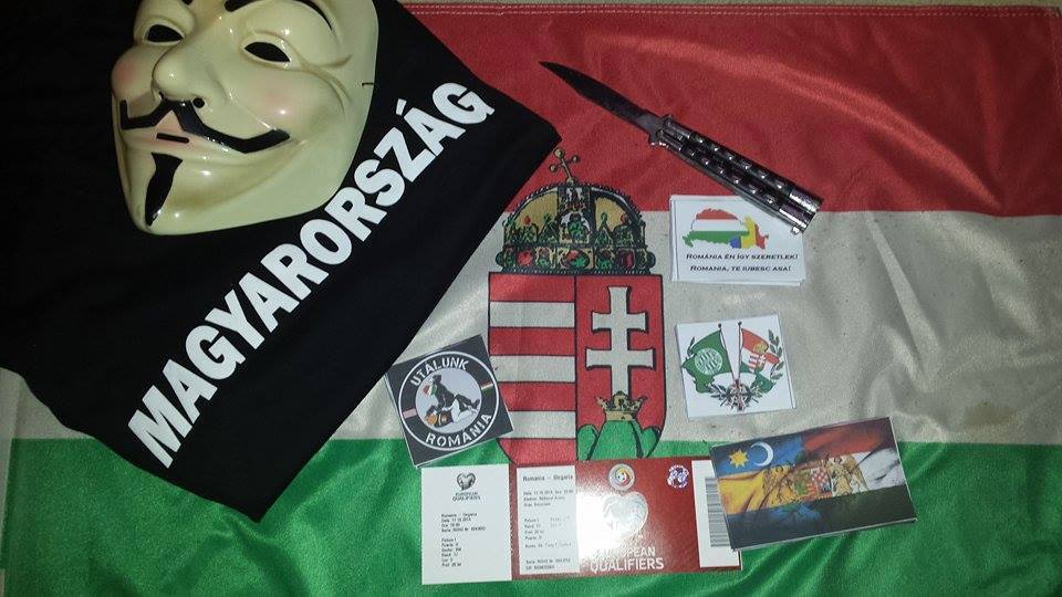 FOTO / Ameninţări şi xenofobie din partea huliganilor maghiari