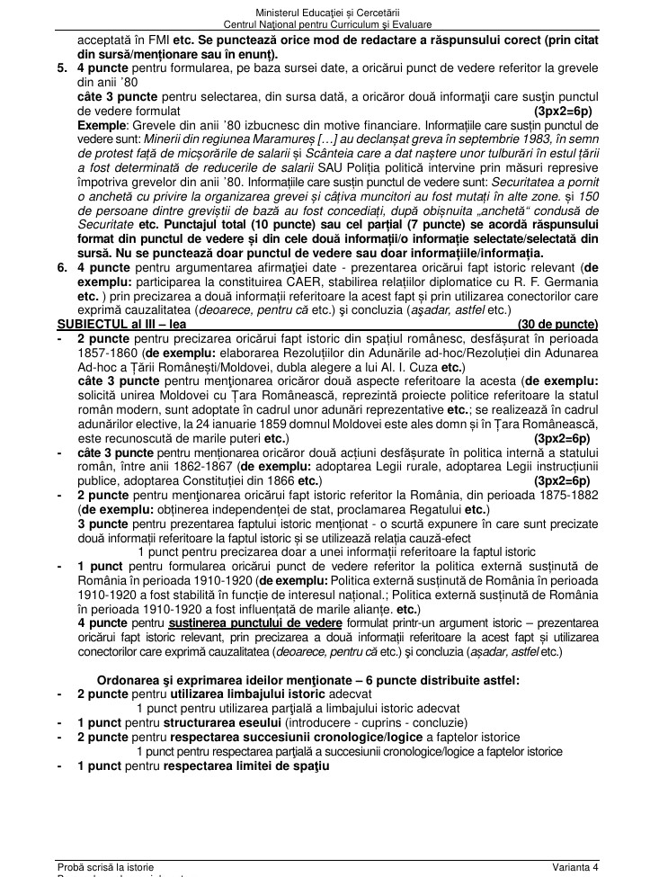 Subiecte Istorie BAC 2026, sesiunea de toamnă. Ce le-a picat elevilor la proba obligatorie a profilului la Bacalaureat 