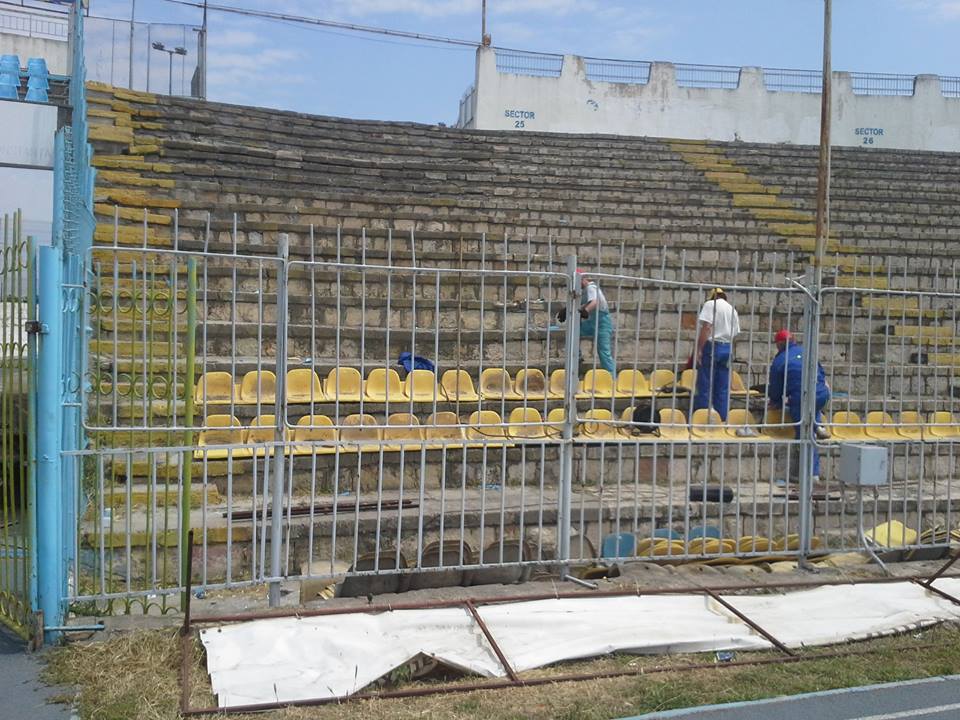 Gazon peticit pentru meciul din Supercupa României / GALERIE FOTO &VIDEO