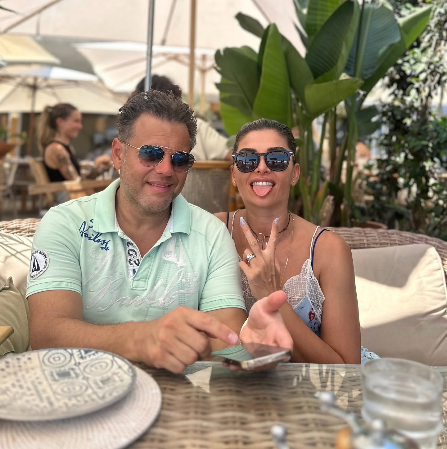 Alina Pușcaș și familia sa 