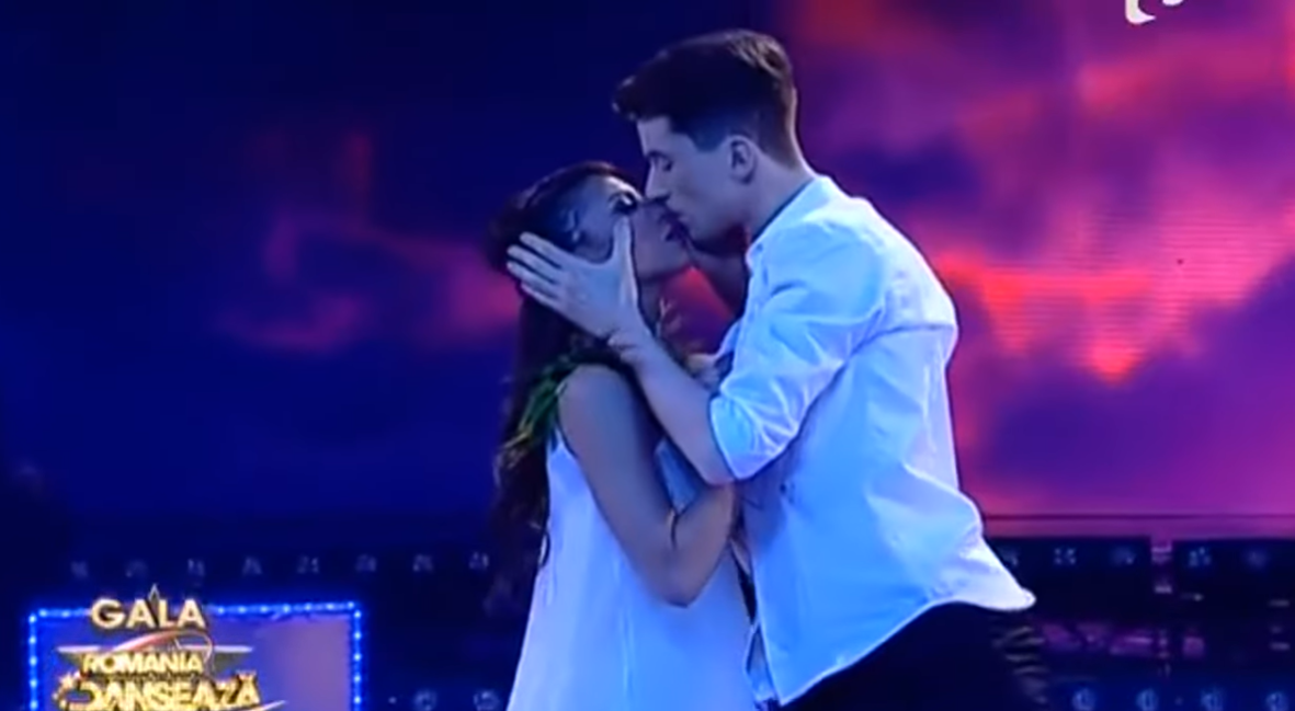 Imagini cu Andreea Popescu și Rareș Cojoc din 2013, când au dansat împreună într-o emisiune difuzată la Antena 1
