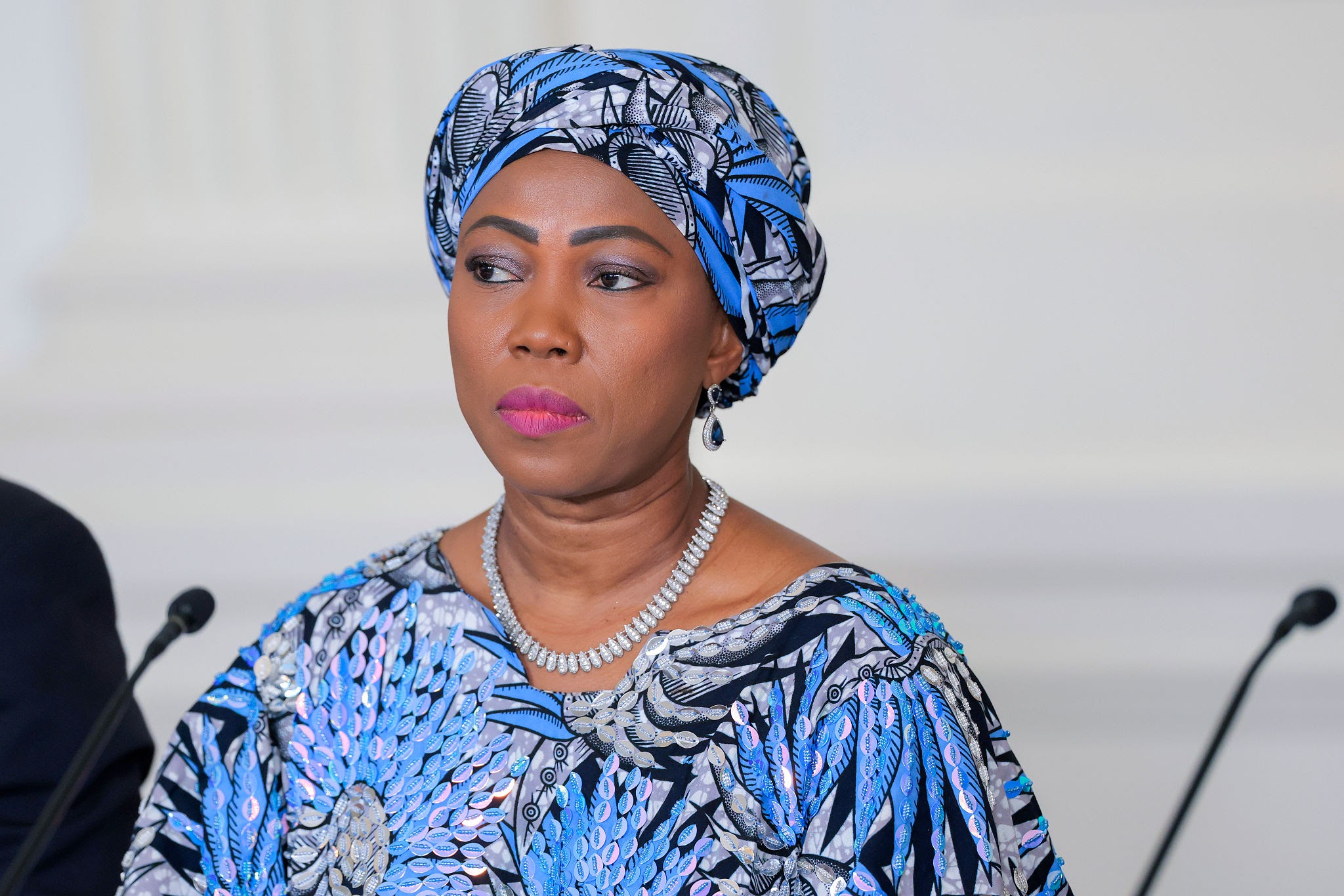Jabbe-Bio had not lived in the flat since 2018, after her husband became Sierra Leone's president and they moved to the Presidential Lodge in Freetown.