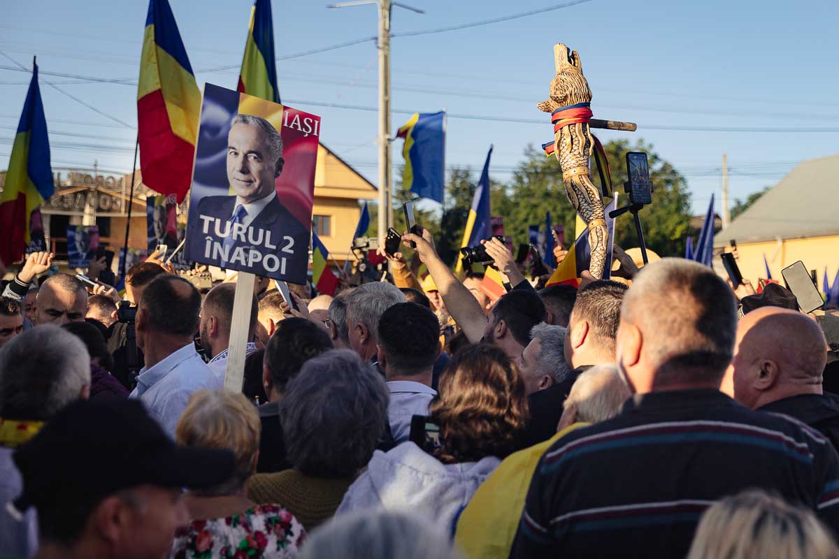 Călin Georgescu vizită Codăești, Vaslui