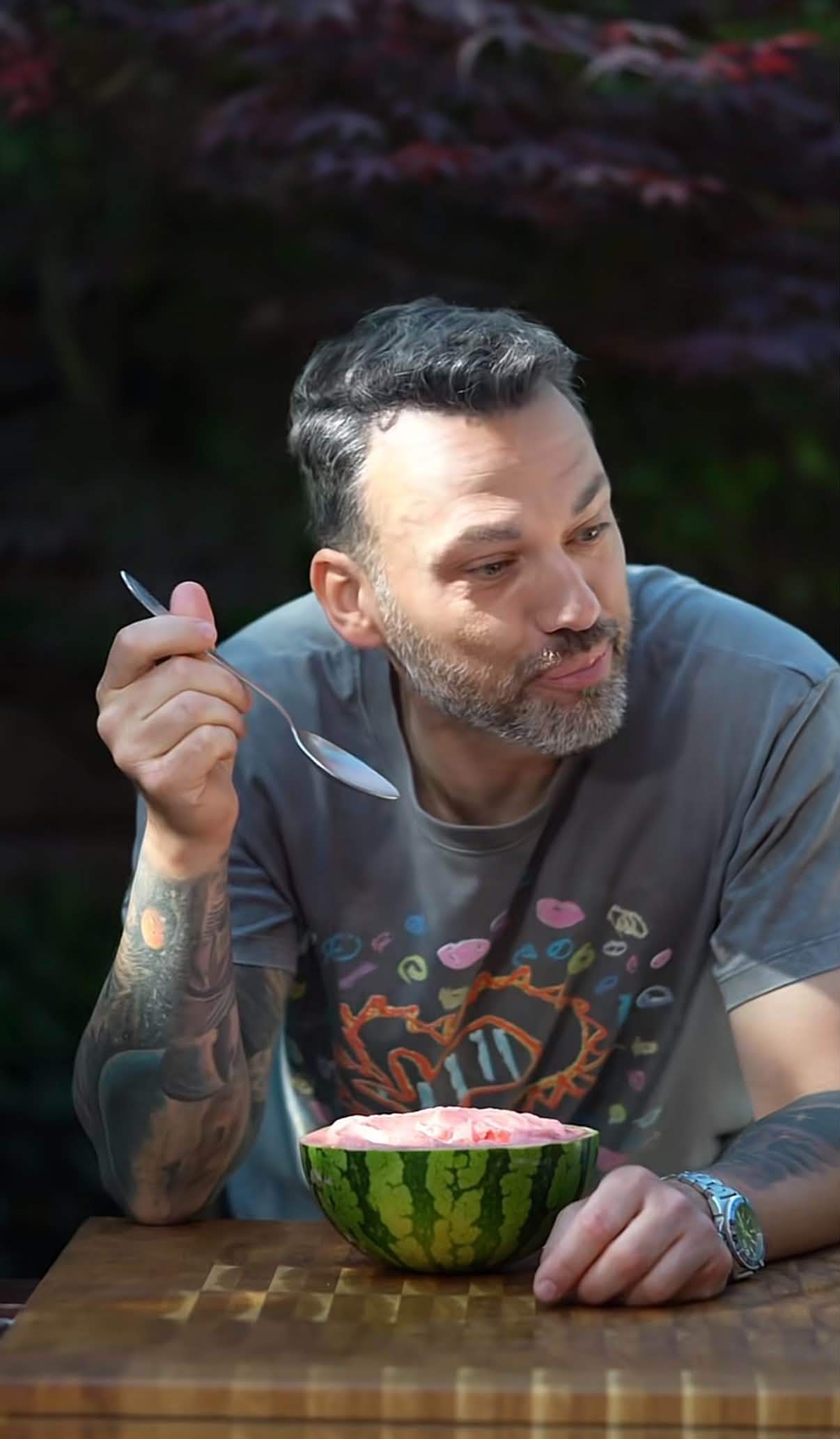 Chef Ștefan Popescu dezvăluie rețeta sorbetului de pepene. Desertul răcoritor care se prepară în doar câteva minute