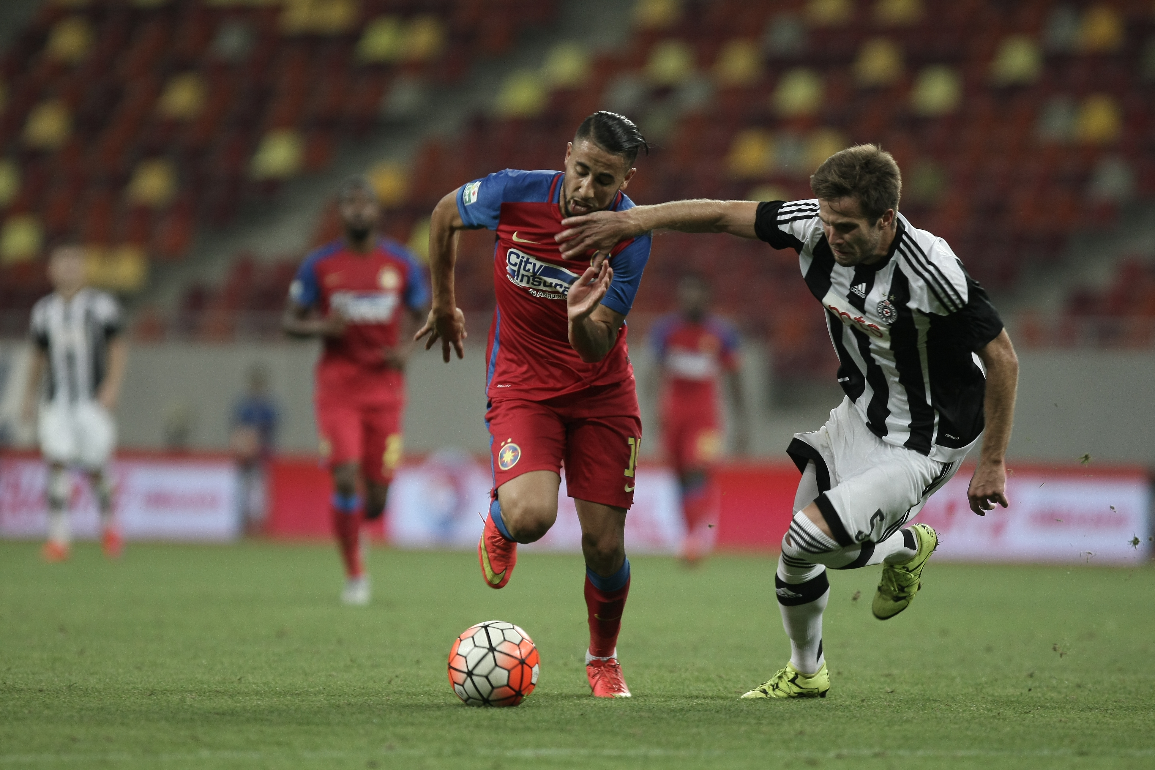 Steaua - Partizan 1-1 (Liga Campionilor, turul III preliminar, prima manșă). Gigi s-a rugat, Varela a egalat, iar calificarea în play-off se decide în infernul de la Belgrad / LIVE BLOG & VIDEO