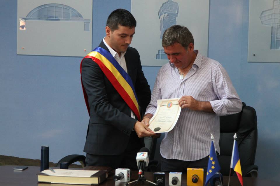 Gică Hagi a primit titlul de Cetățean de Onoare al orașului Ovidiu / GALERIE FOTO&VIDEO