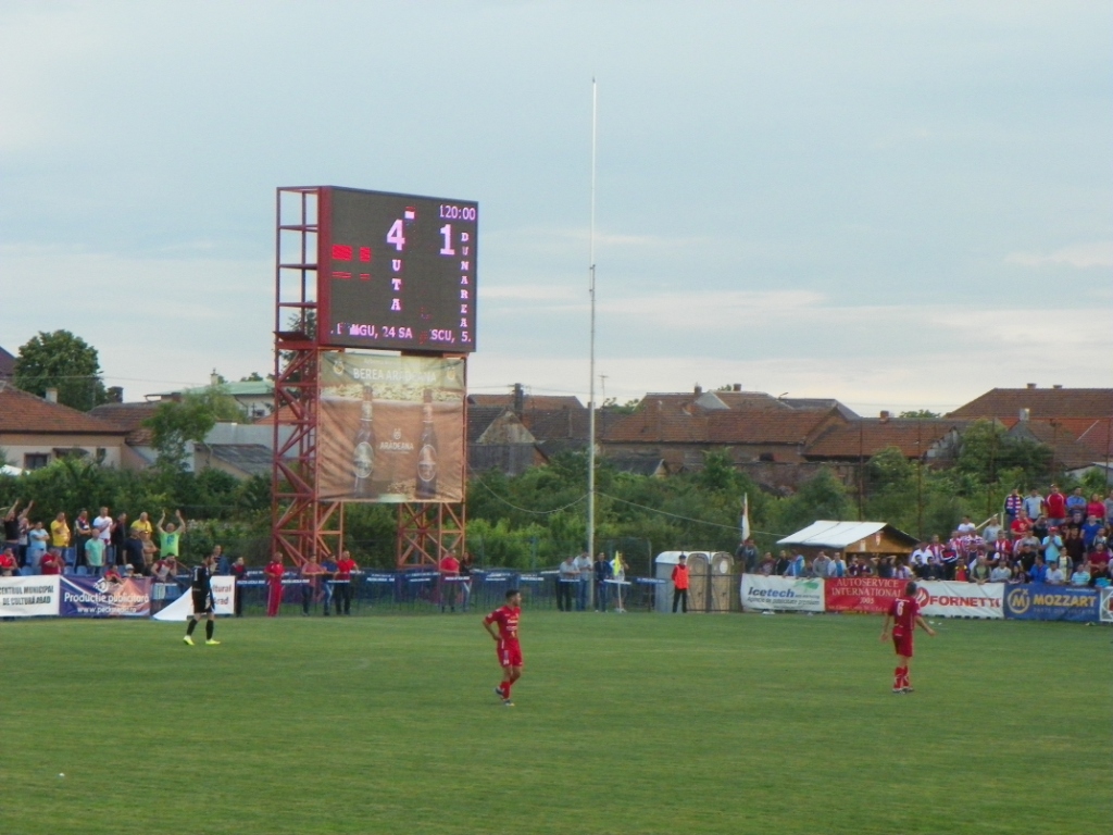 Baraj de promovare în Liga I: UTA BD - Dunărea Călărași 4-1 (după prelungiri; în tur: 1-3). Arădenii vor lupta cu FC Voluntari / FOTO
