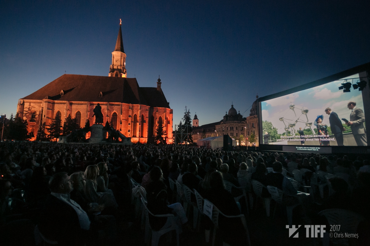 Peste 3.000 de oameni, la deschiderea TIFF 2017. Cinefilii au umplut Piața Unirii din Cluj