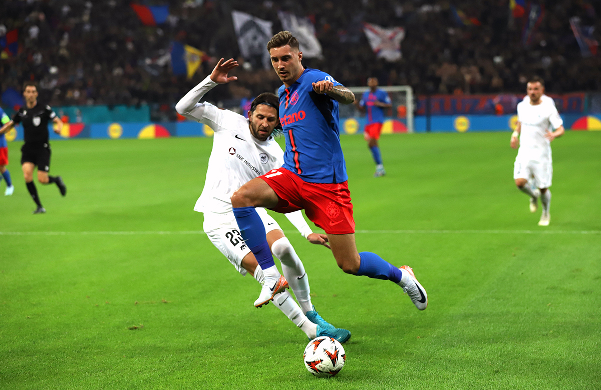 FCSB - Rigas FS 4-1. Principalele imagini de la victoria care i-a dus pe roș-albaștrii pe locul 2 în Europa League | GALERIE FOTO