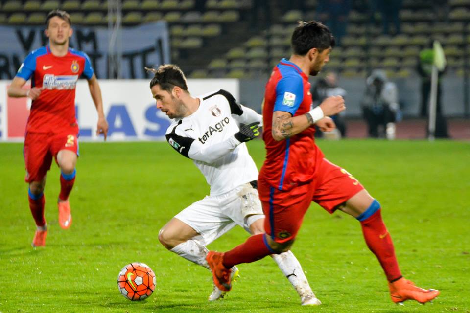Cupa Ligii, semifinale, tur: Steaua - Astra 1-0. ^Șumudică: ”Dacă vor, facem un pact. Le dau calificarea pentru o victorie sau un egal duminică”