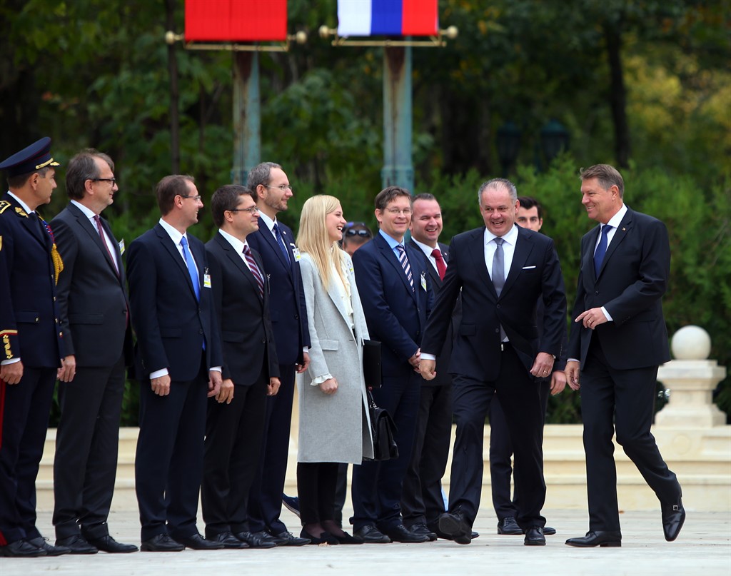Klaus Iohannis s-a întâlnit cu Preşedintele Slovaciei la Palatul Cotroceni / FOTO