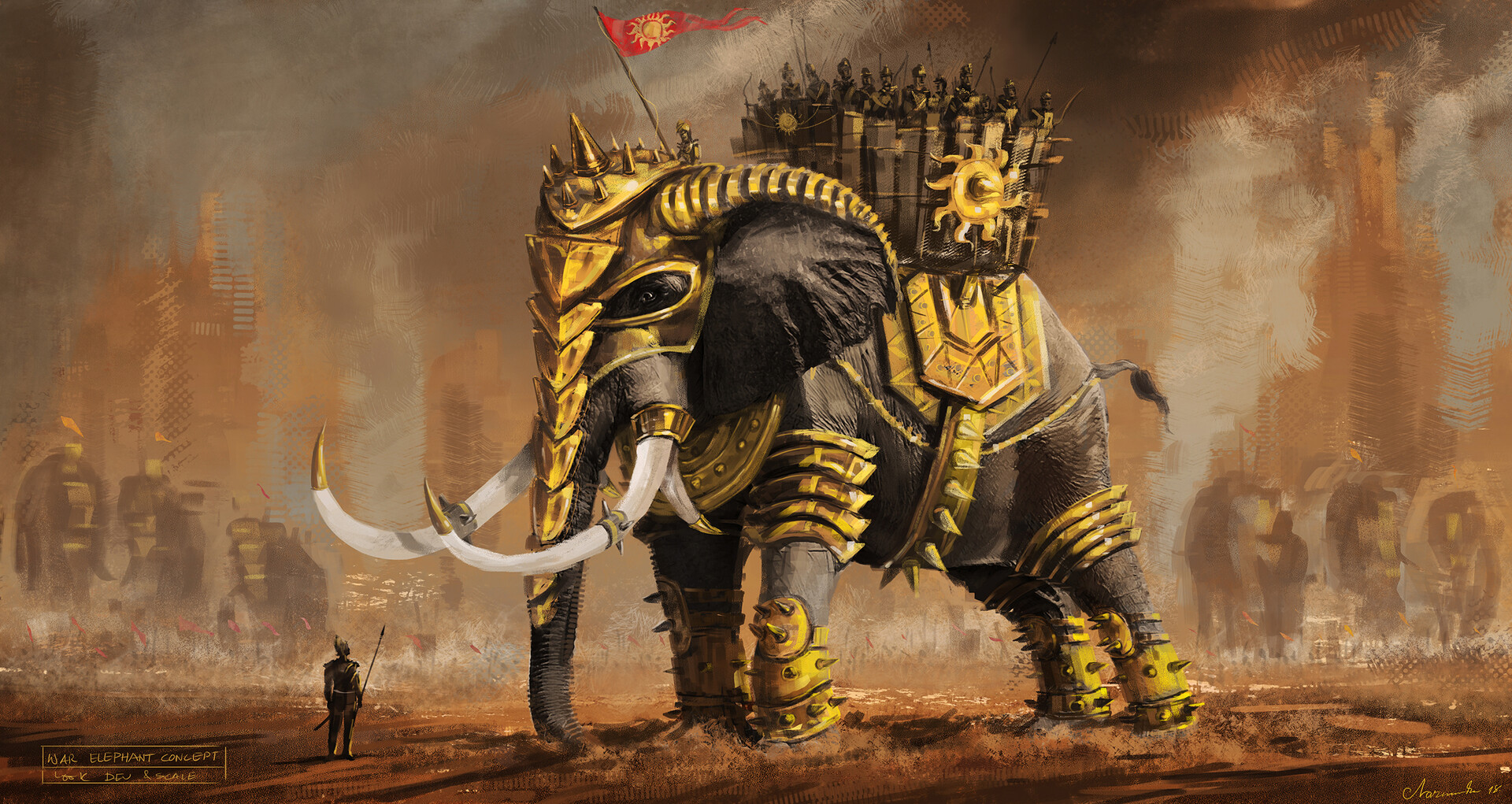 A war elephant [NarendraSoni]