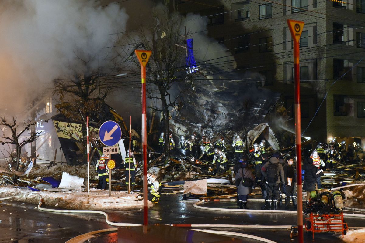 FOTO| Zeci de răniți într-o explozie uriașă produsă într-un restaurant din Japonia