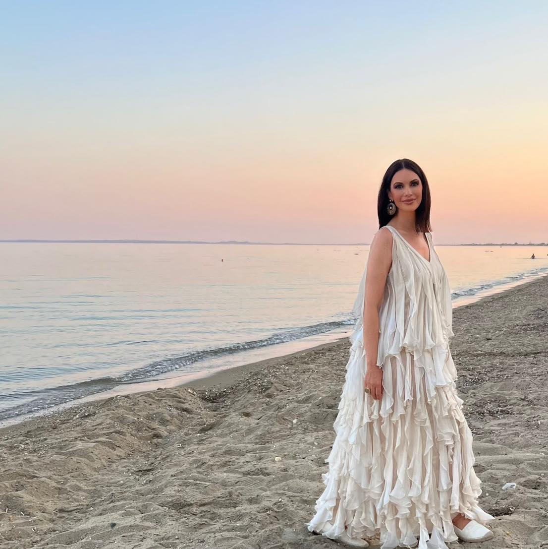 Imagini de la nunta din Grecia a Ancăi Lungu cu Harry Arampatzis. Andreea Berecleanu le-a fost nașă