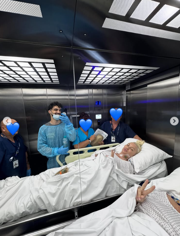 Imagini emoționante cu fetița Alexandrei Stan, în maternitate