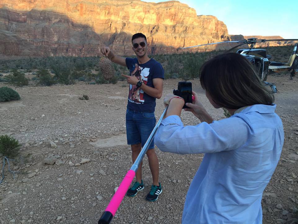 Când începe Indian Wells va fi mai greu! Simona Halep se simte bine în SUA. ^Constănțeanca a ”survolat” Marele Canion / FOTO