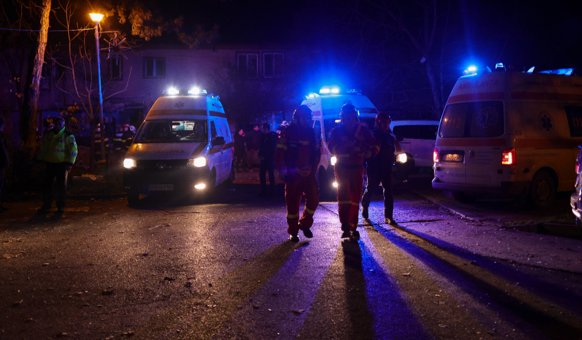 Primele imagini după explozia din Buftea: cum arată parterul blocului după ce a fost complet distrus