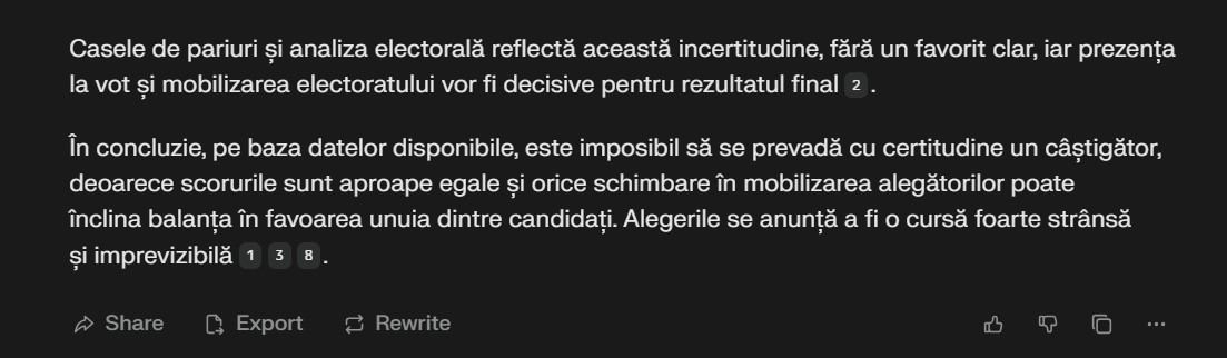 Cine crede inteligența artificială că va câștiga președinția dintre George Simion și Nicușor Dan