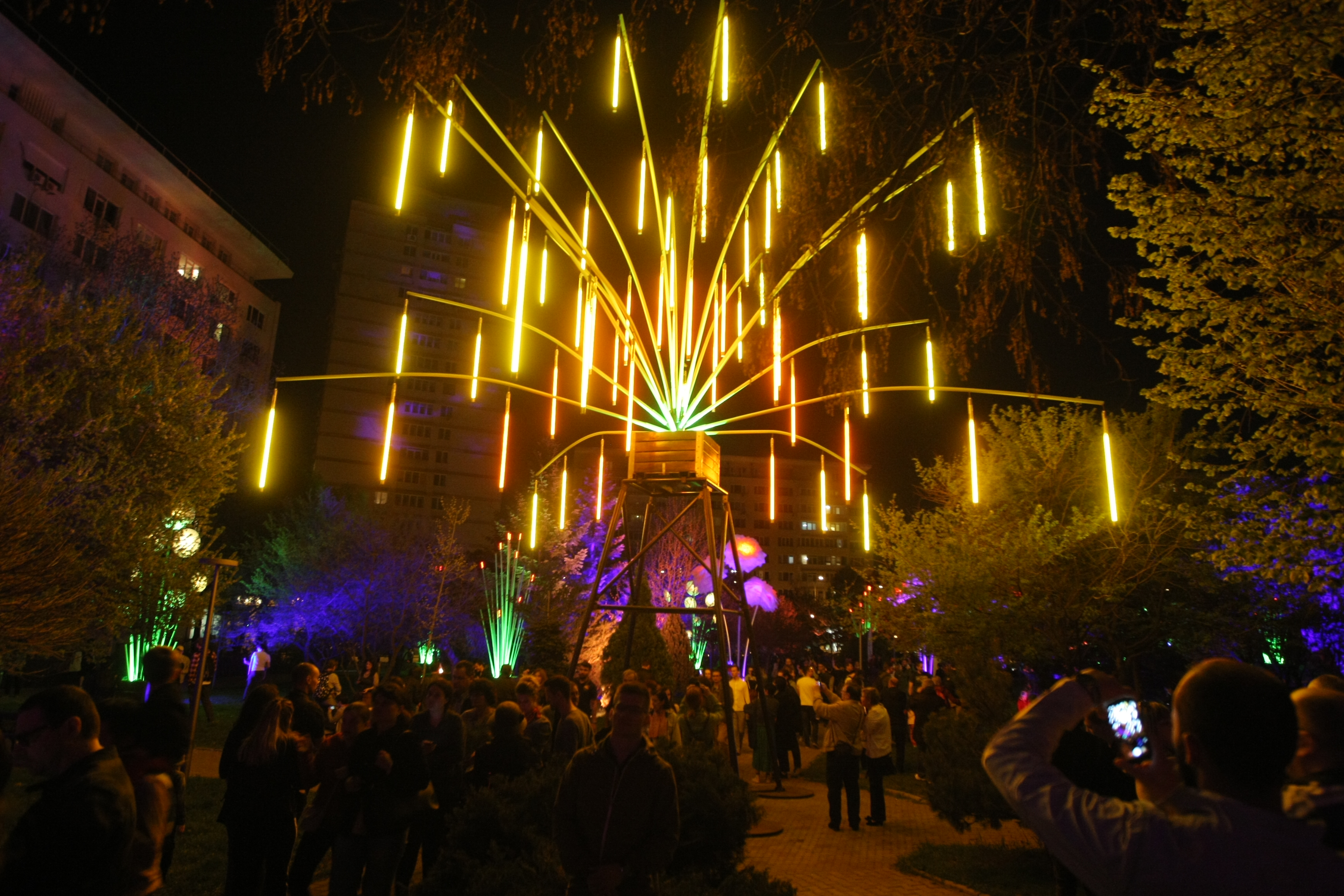 VIDEO. Spotlight 2018 - Bucharest International Light Festival a început! Clădiri emblematice, incluse în premieră în proiect