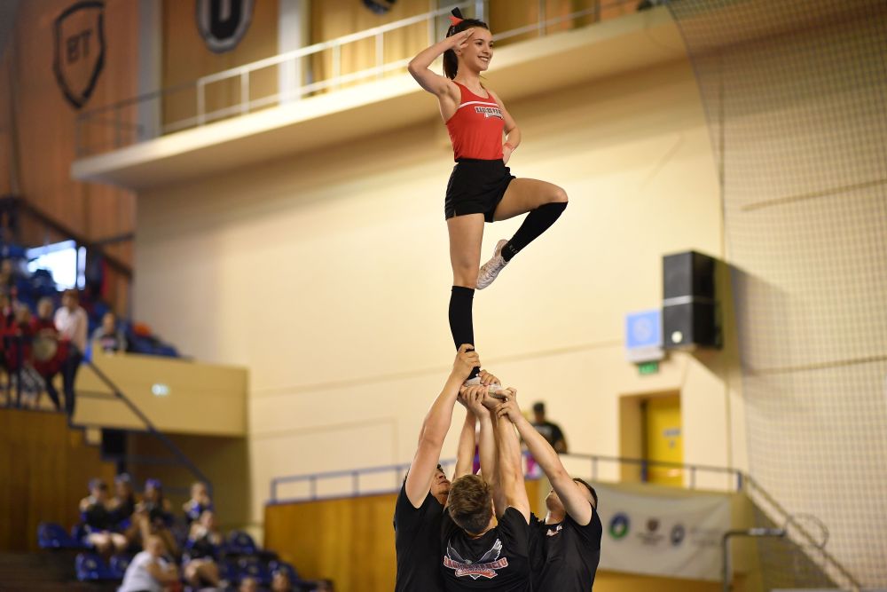 FOTO/ Frumusețe de spectacol. Majoretele au ridicat sala în picioare la Campionatul Național de la Cluj