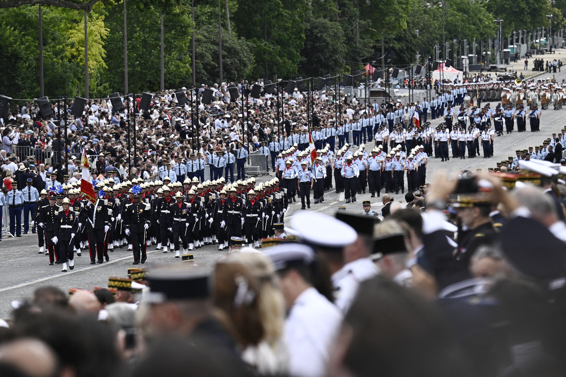 Franța celebrează ziua naţională. Parada militară, perturbată de organizarea Jocurilor Olimpice | VIDEO