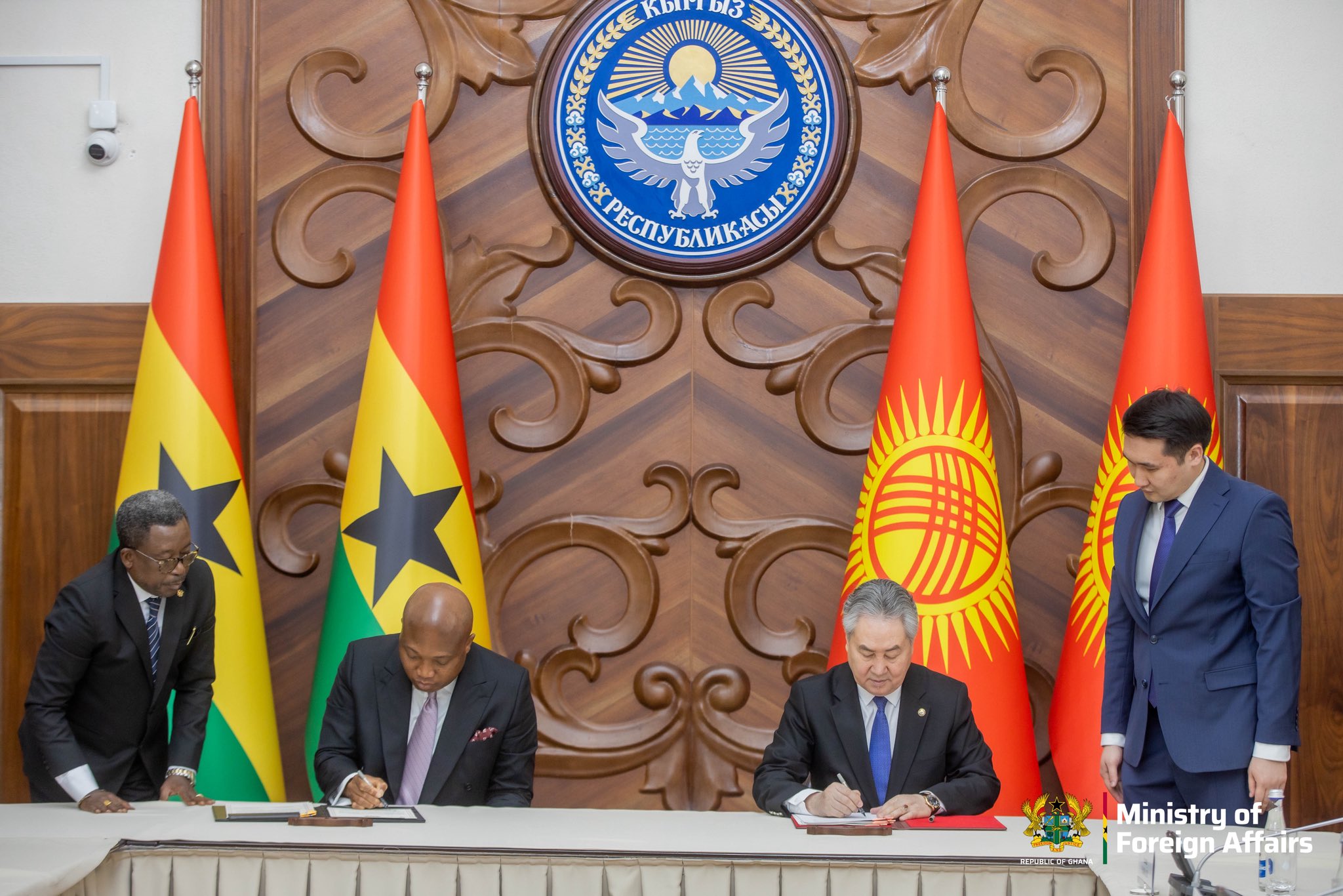 Ghana signs Kyrgyzstan visa waiver in historic Central Asia move