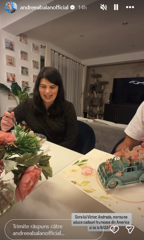Scrisoarea primită de Andreea Bălan de la părinții lui Victor Cornea, în ziua nunții lor. Artista a făcut totul public