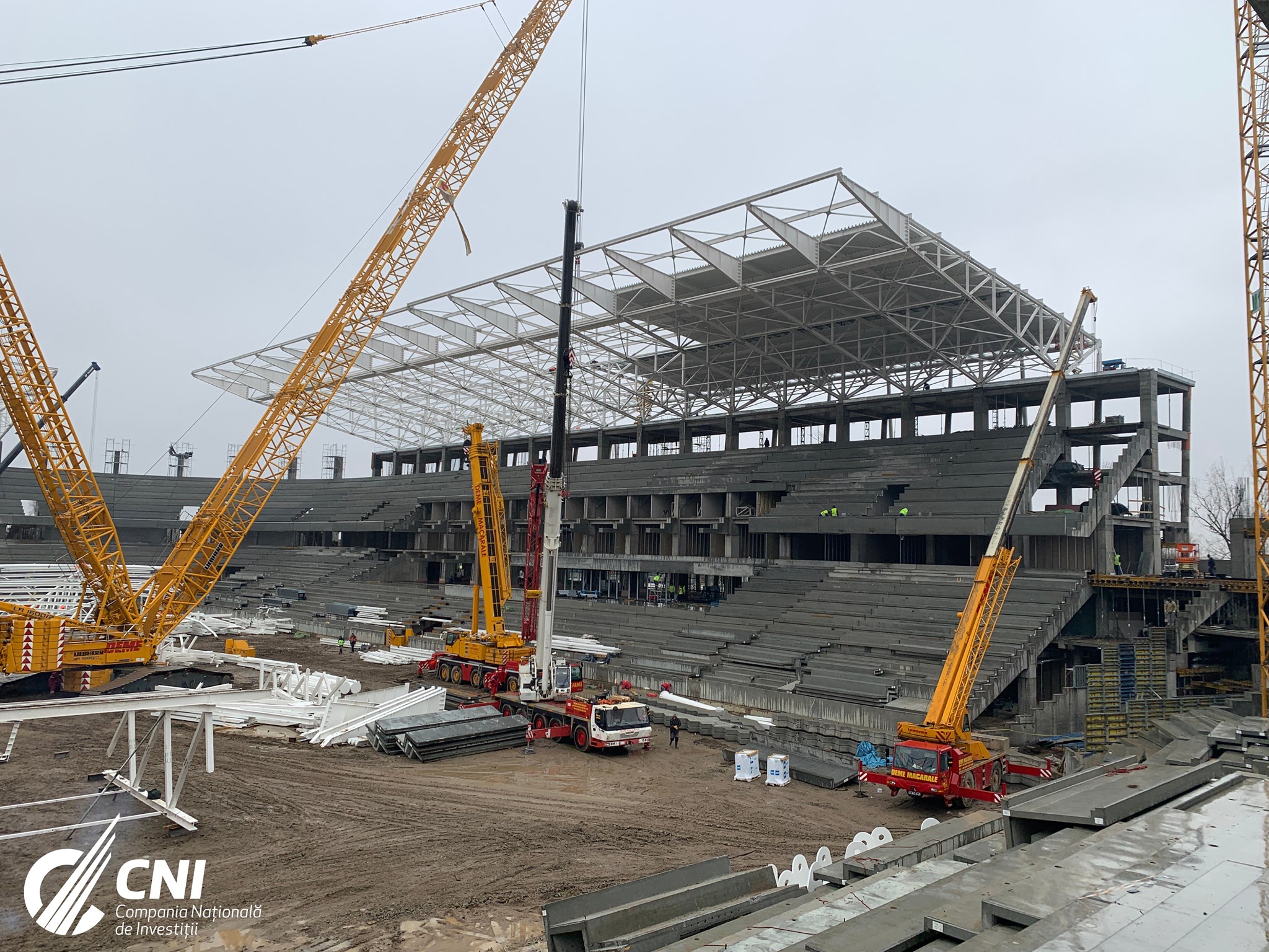 Cum arată noul stadion Steaua. Arena din Ghencea, recepționată vineri seară, va găzdui primul meci în aprilie 2021