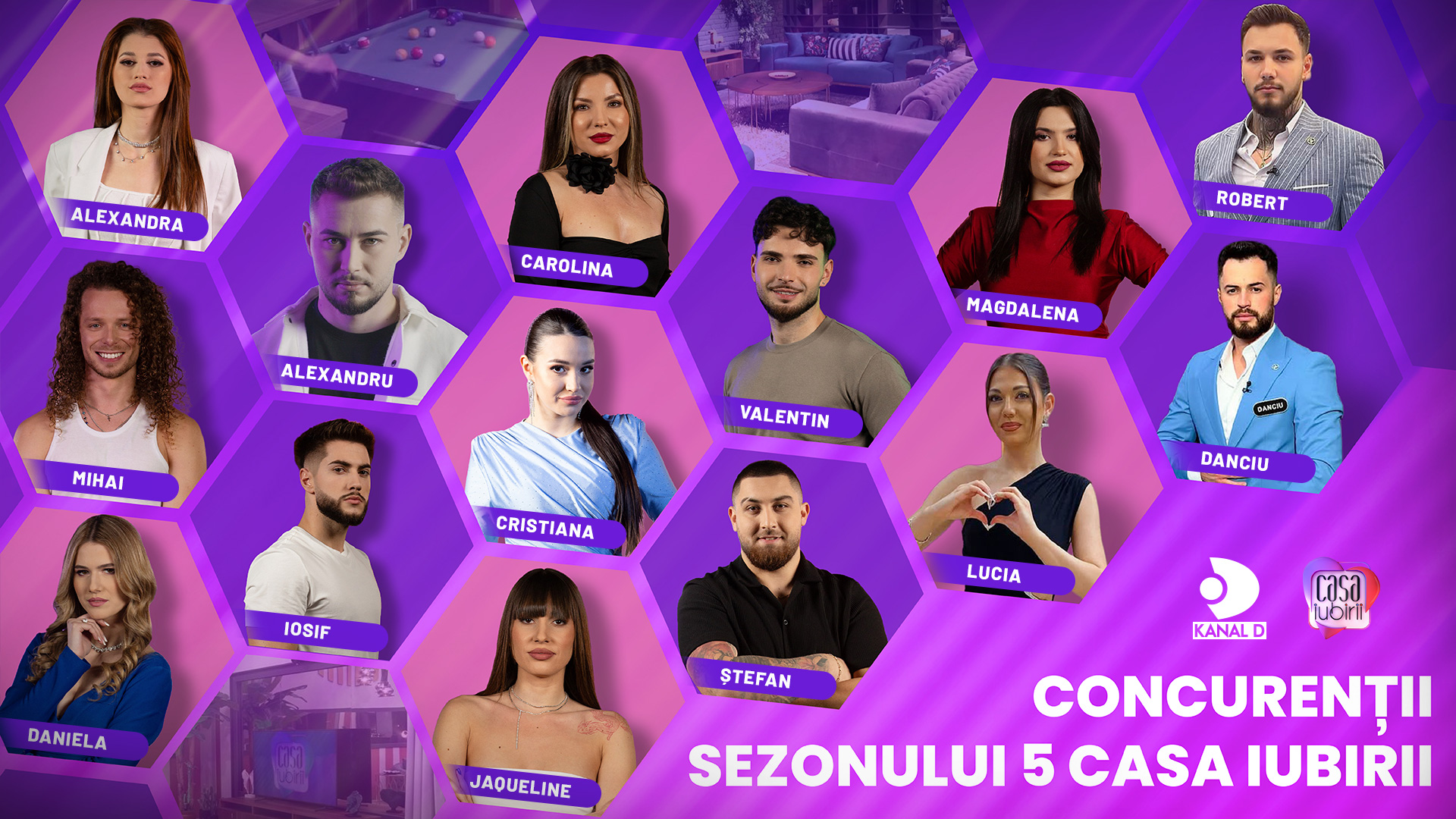 Cine sunt concurenții de la „Casa Iubirii”, sezonul 5. Când este difuzat show-ul la Kanal D