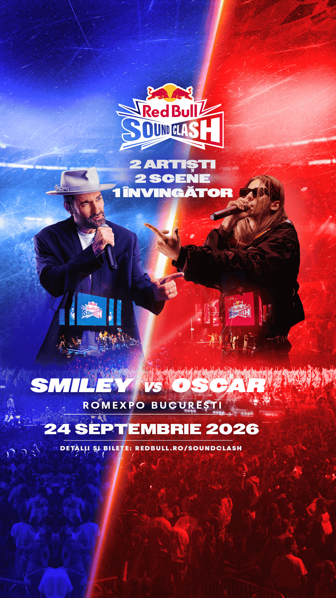 Cea mai aprinsă confruntare muzicală a toamnei: Smiley și Oscar, față în față la Red Bull SoundClash 2026