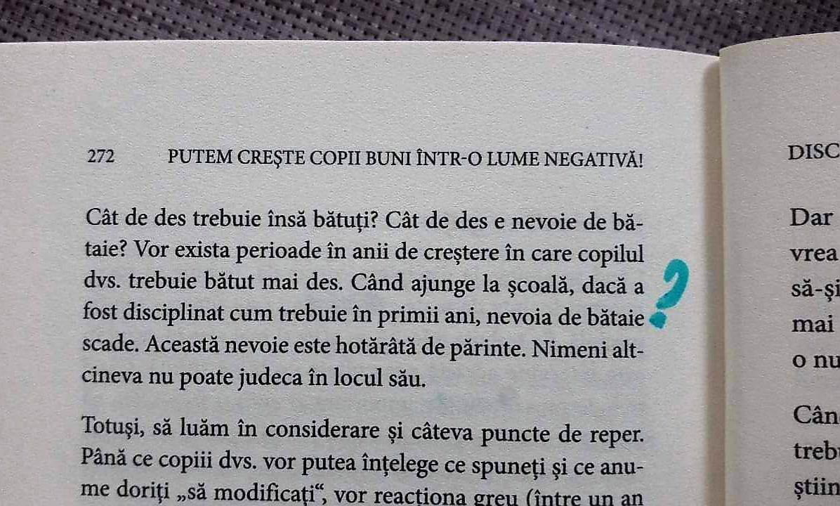 Cartea care a stârnit controverse pentru că îndeamnă părinții să-și bată copiii. Decizia luată de edituri | FOTO